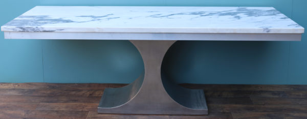 A Striking 1970s Marble Dining Table