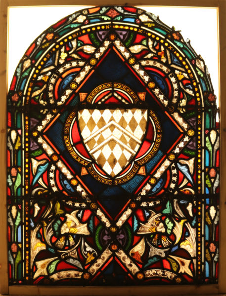 A Reclaimed Stained Glass Window Panel