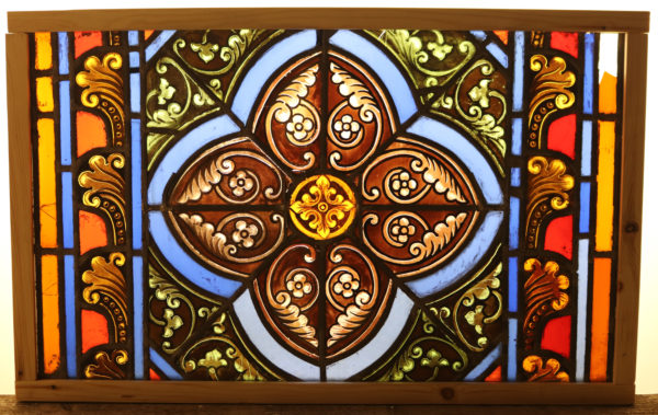 A Reclaimed English Stained Glass Window