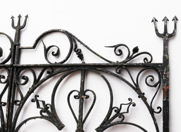 A Set of Reclaimed Wrought Iron Driveway Gates 10′3″ / (315 cm)