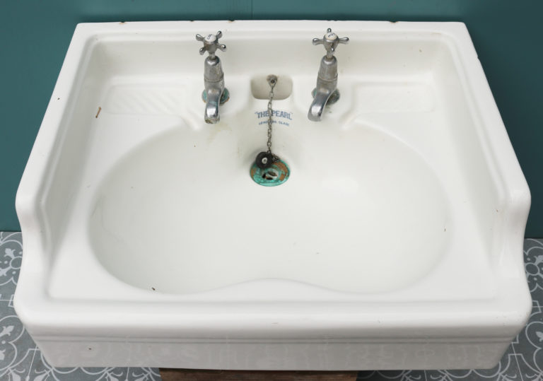 A Reclaimed Bathroom Basin or Sink 'The Pearl' UK Architectural Heritage