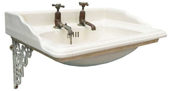 An Antique Wall Mounted Sink or Basin