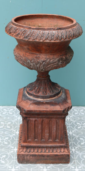 Reclaimed Victorian Style Terracotta Garden Urn
