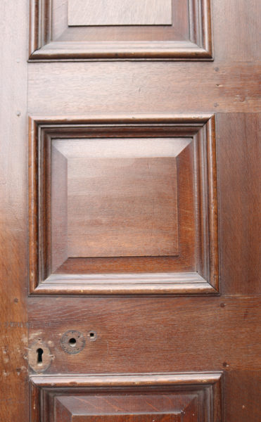 A Reclaimed English George III Oak Door
