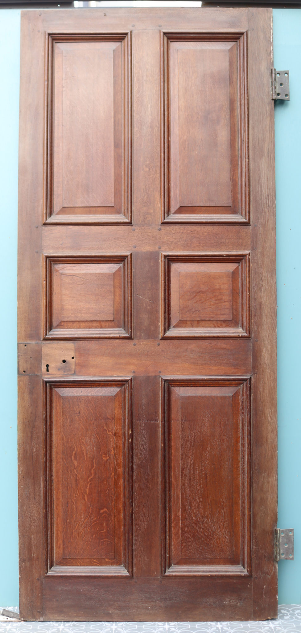 A Reclaimed English George III Oak Six Panel Internal Door - UK ...