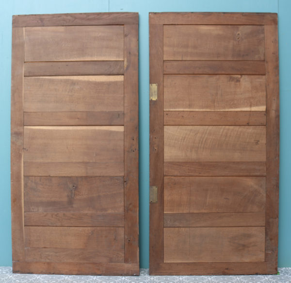Two Reclaimed Antique Oak Panels or Doors