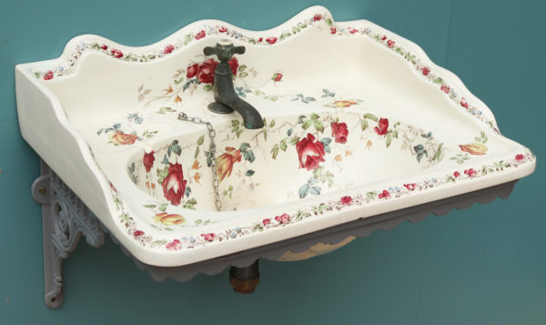An Antique English Transfer Printed Basin or Sink