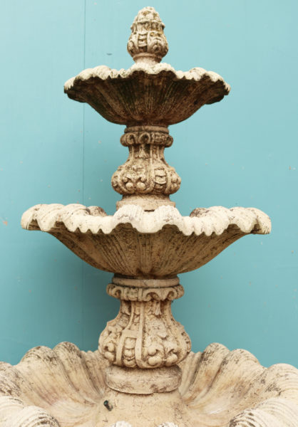 A Reclaimed composition Stone Garden Fountain