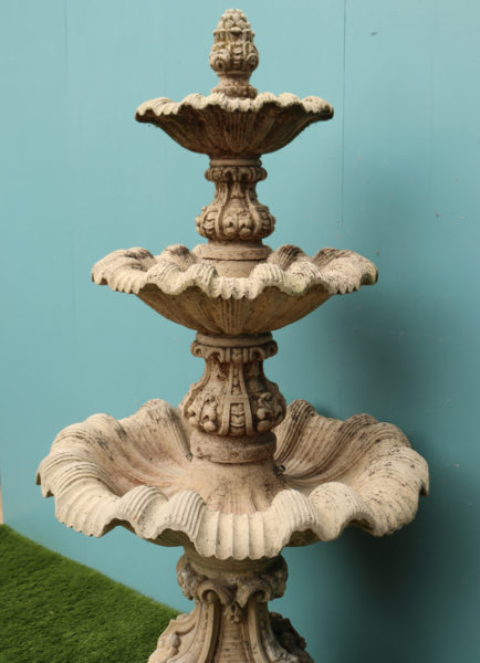 A Reclaimed composition Stone Garden Fountain