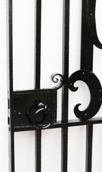 A Reclaimed Wrought Iron Side Gate