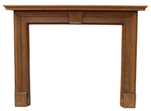 A Reclaimed Edwardian Style Wooden Fire Surround