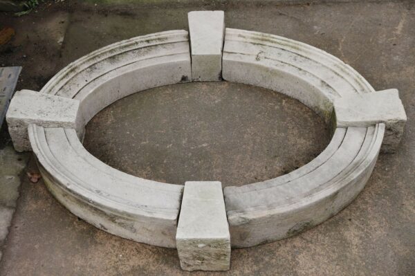 Reclaimed Portland Stone Oval Window