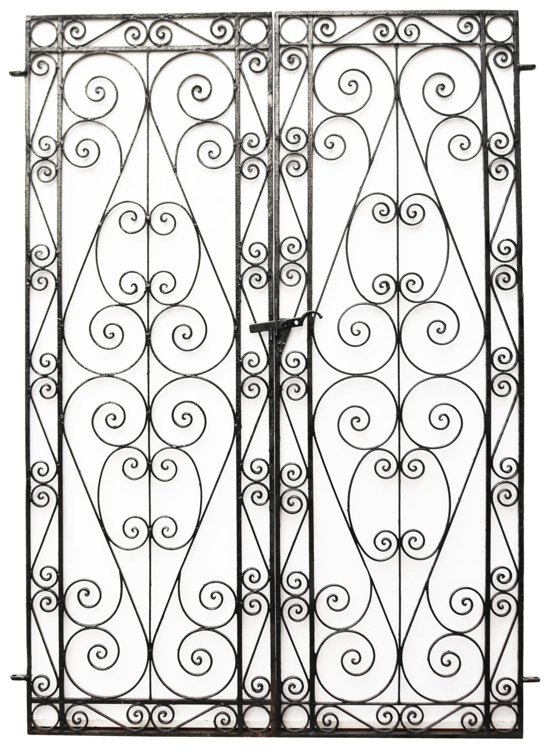 Set of Reclaimed Wrought Iron Garden Gates UK Architectural Heritage
