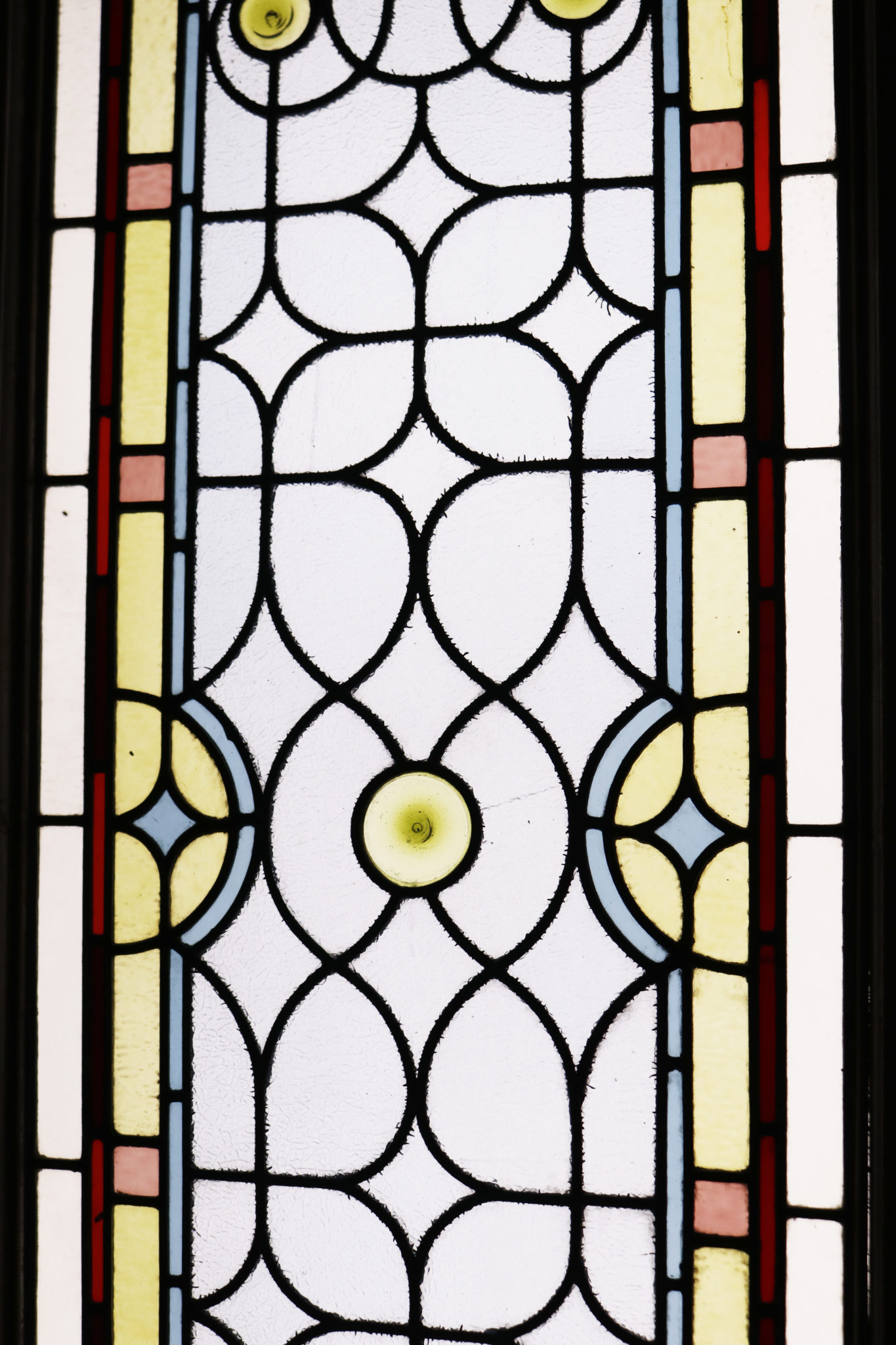 A Set of Reclaimed Stained Glass Doors UK Architectural Heritage