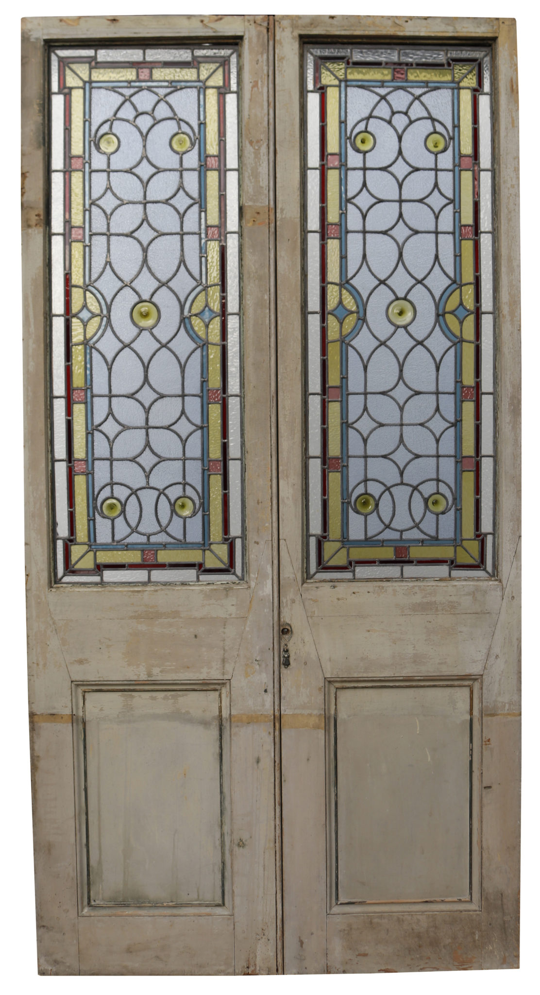 A Pair Of Antique Stained Glass Doors UK Architectural Heritage   67 Stained Glass Door10 1 1112x2048 