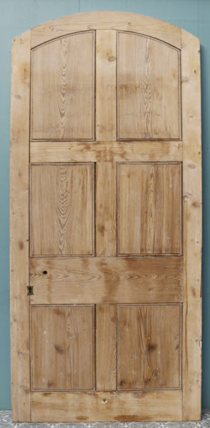 A 19th Century Antique Arched Pine Door