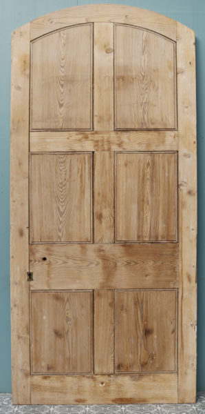 A 19th Century Antique Arched Pine Door