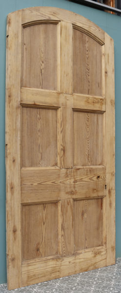 A 19th Century Antique Arched Pine Door