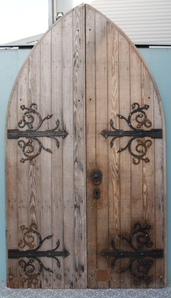 A Set of Antique Gothic Church Doors