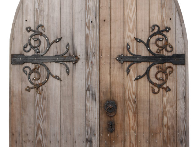 A Set of Antique Gothic Church Doors