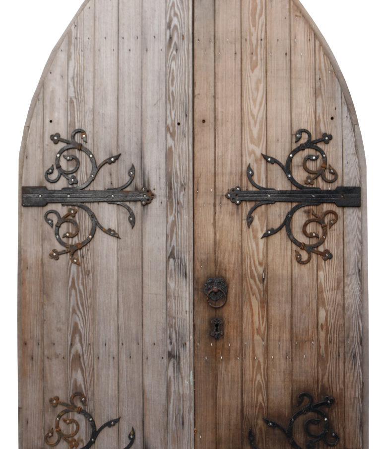 A Set of Antique Gothic Church Doors