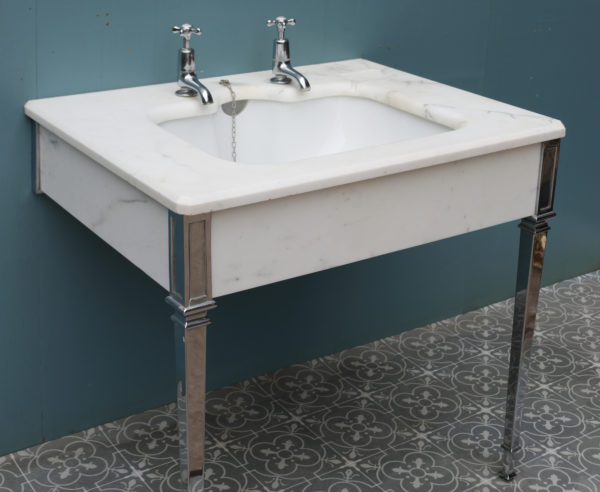John Bolding Marble Sink with Stand