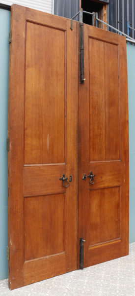 A Set of Reclaimed Victorian Style Oak Exterior Doors