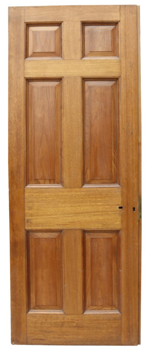 A Reclaimed Hardwood Front Door