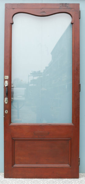 A Reclaimed Hardwood Shop Front Door