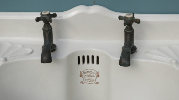 A Large Antique Shanks Wash Basin with Wall bracket