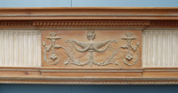 An Antique Georgian Neoclassical Style Fireplace