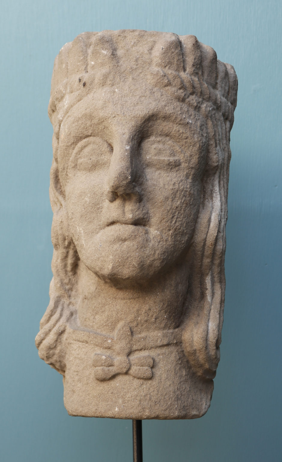 An English Medieval Carved Stone Head UK Heritage