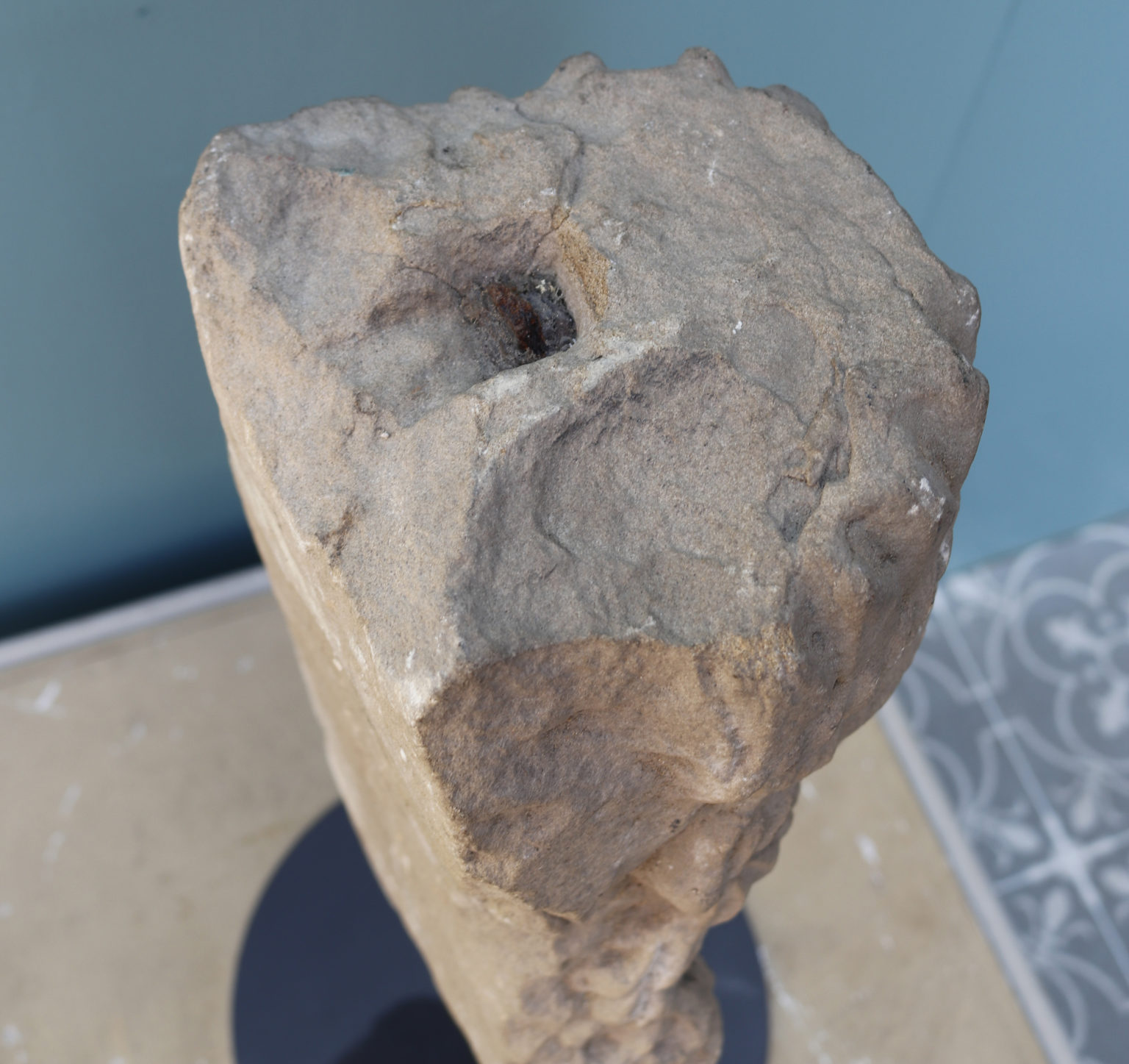 An English Medieval Carved Stone Head UK Architectural Heritage