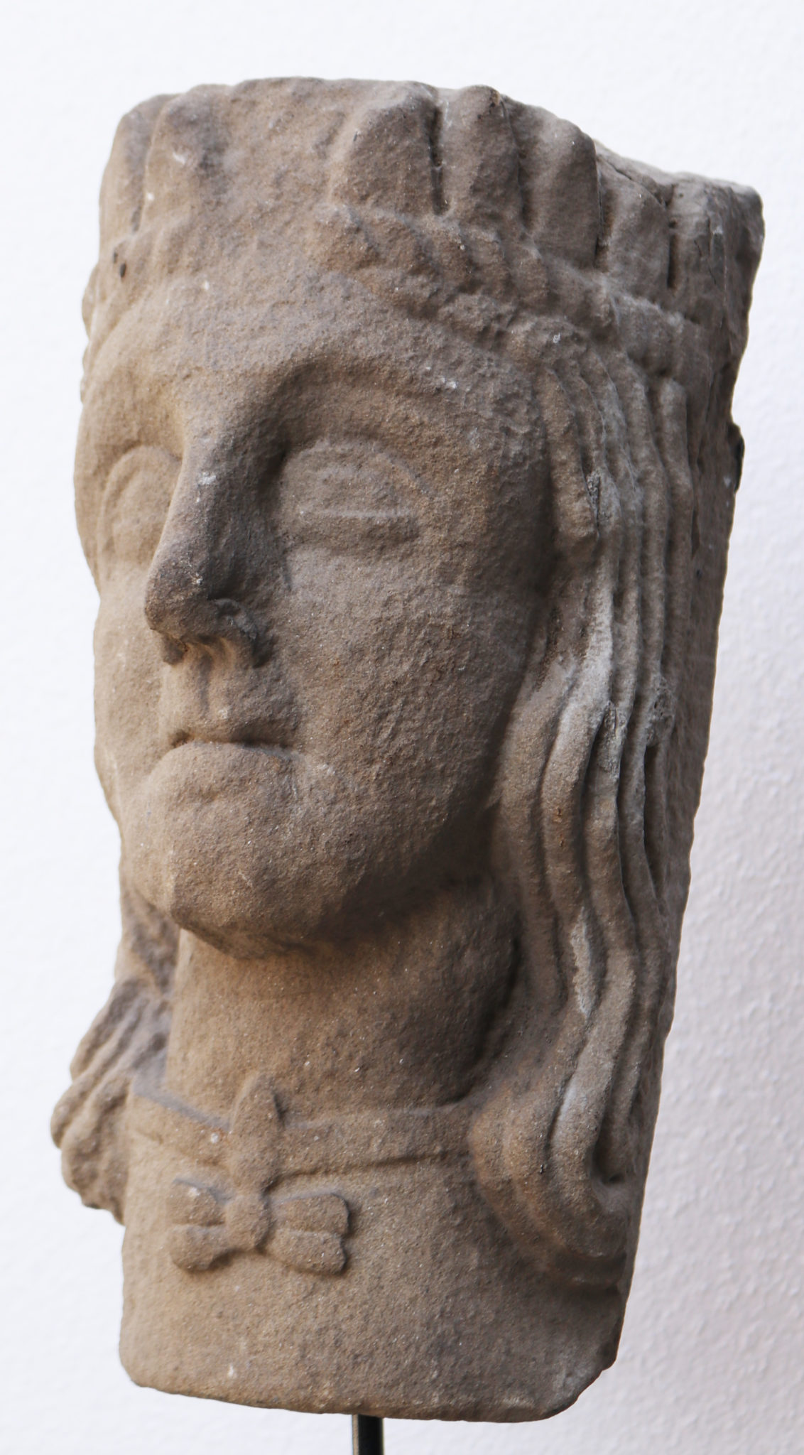 An English Medieval Carved Stone Head UK Heritage
