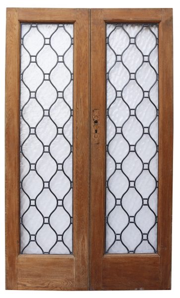 A Set of Reclaimed Glazed Oak Doors