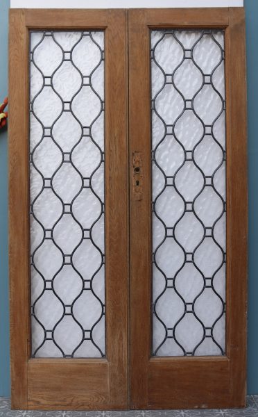 A Set of Reclaimed Glazed Oak Doors
