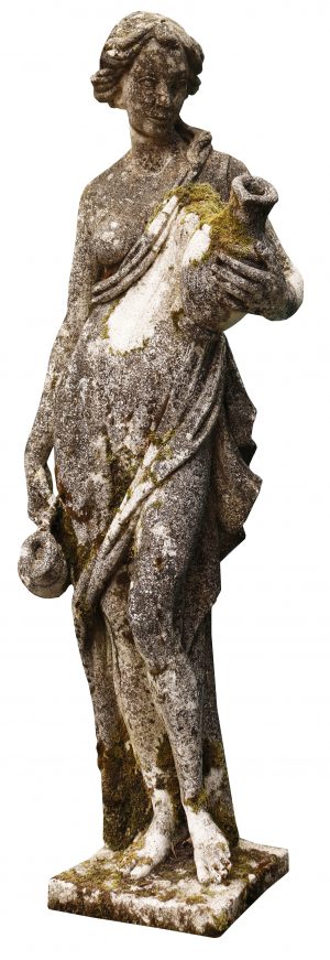 Reclaimed Composition Stone Life Size Figure