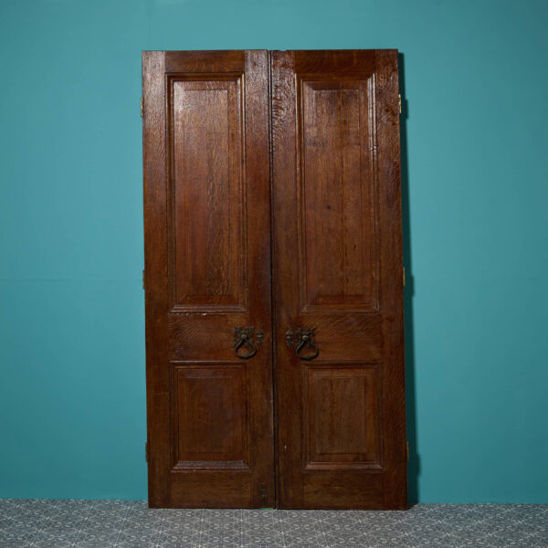 Set of Reclaimed Victorian Style Oak Exterior Doors