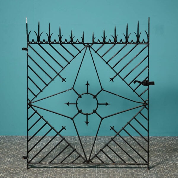 Antique Wrought Iron Garden Gate