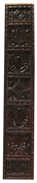 An Antique Reclaimed Carved Oak Panel