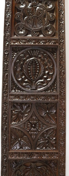An Antique Reclaimed Carved Oak Panel