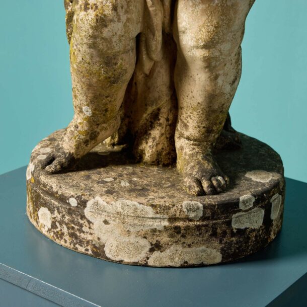 Antique Terracotta Statue or Fountain of a Boy with a Water Pitcher ...