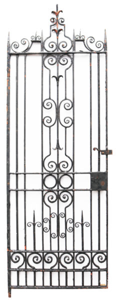 Side Gate Made of Wrought Iron