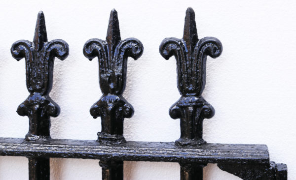 A Reclaimed Victorian Style Cast Iron Side Gate