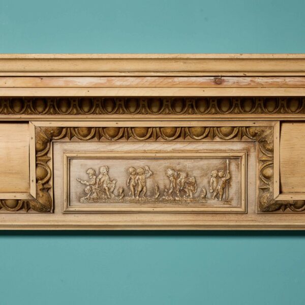 Reclaimed Georgian Style Pine Fire Surround