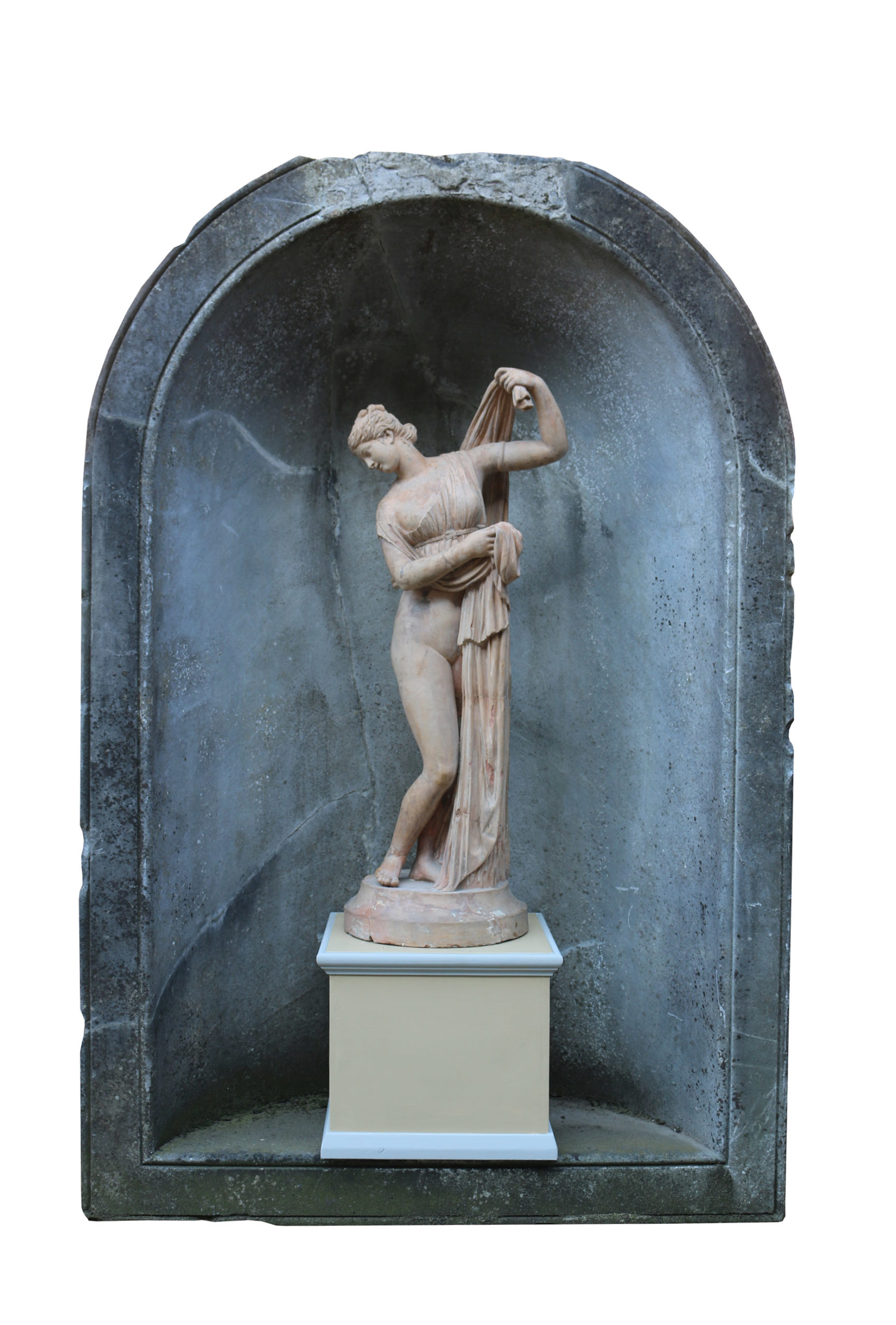 The Callipygian Venus (left) and Aphrodite squatting pictured at