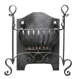Arts and Crafts Wrought Iron Grate