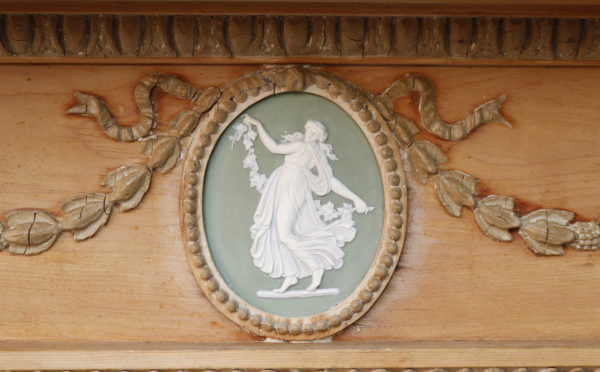 Georgian Neo-Classical Fireplace with Wedgwood Plaques