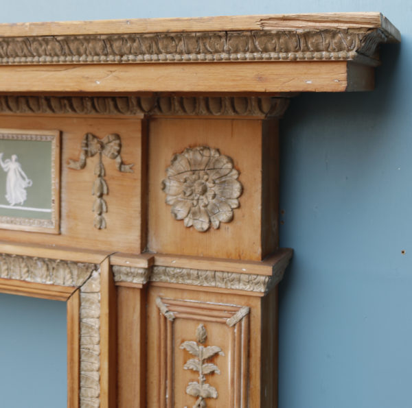 Georgian Neo-Classical Fireplace with Wedgwood Plaques
