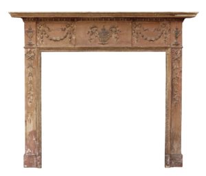 Rustic Neoclassical Style Fire Surround